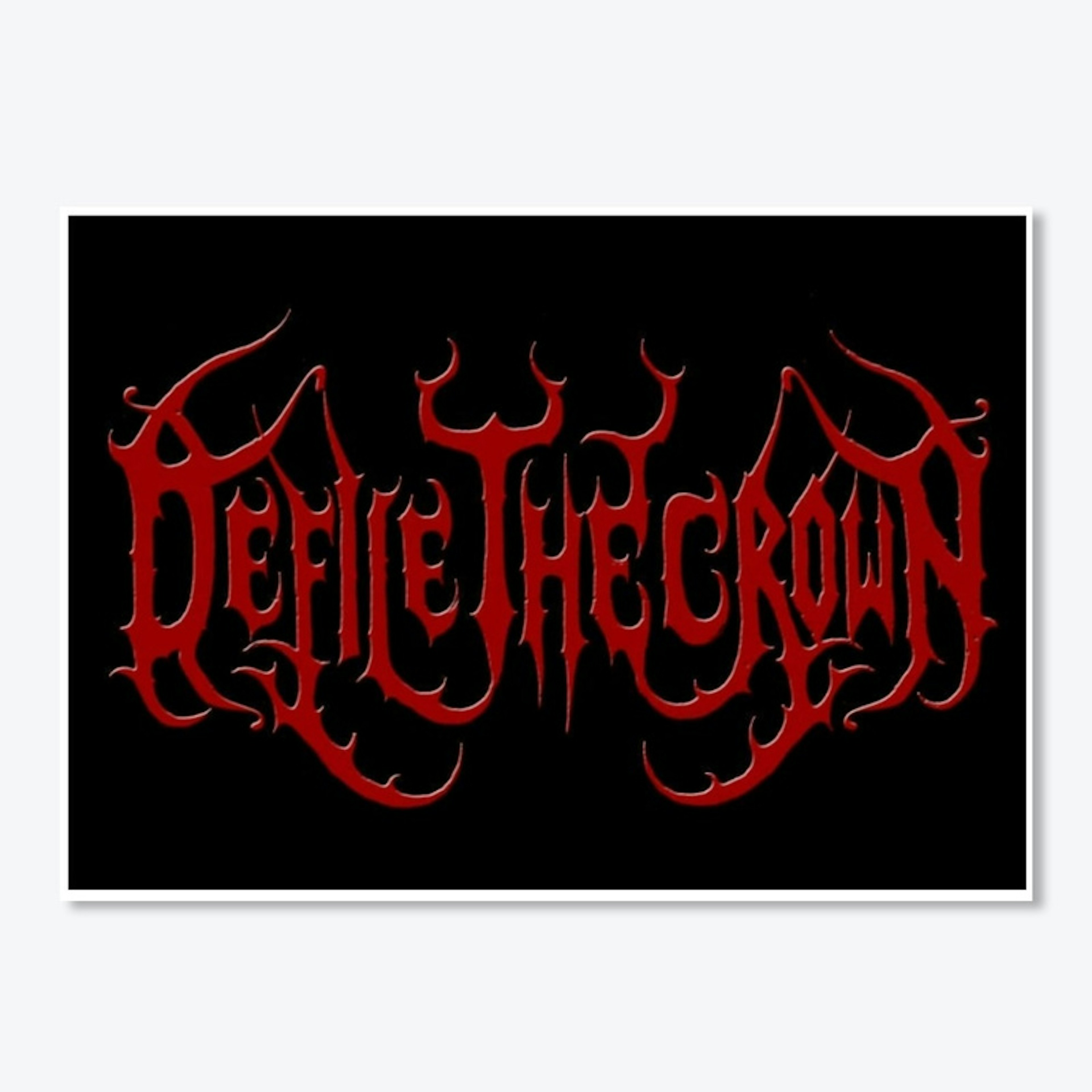 Red Logo Sticker